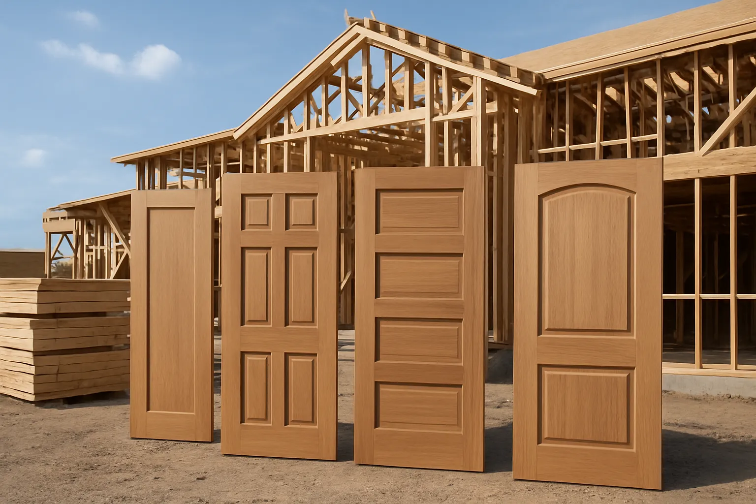 Why Wholesale Wooden Doors Are Essential for Your Construction Projects